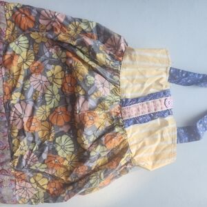 Matilda Jane Floral and Striped Tank Top